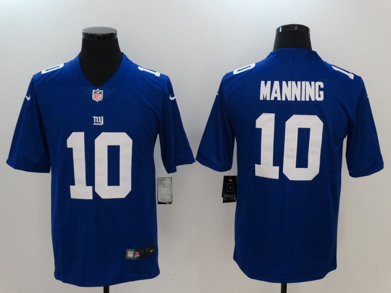 Men's New York Giants Eli Manning #10 Blue Jersey
